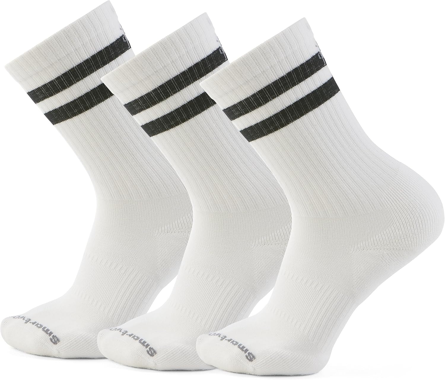 Smartwool Unisex Everyday Athletic Stripe Crew Socks 3pk