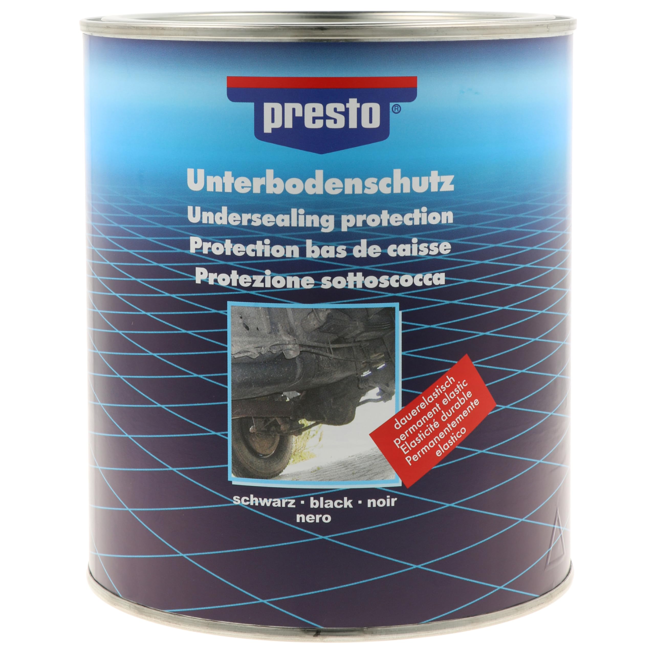 presto 603260 Protection bitumeuse pour bas de caisse noir 2,5 kg