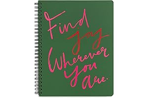 Greenroom Spiral Notebook - Find Joy: Express Yourself with this Vibrant Notebook...