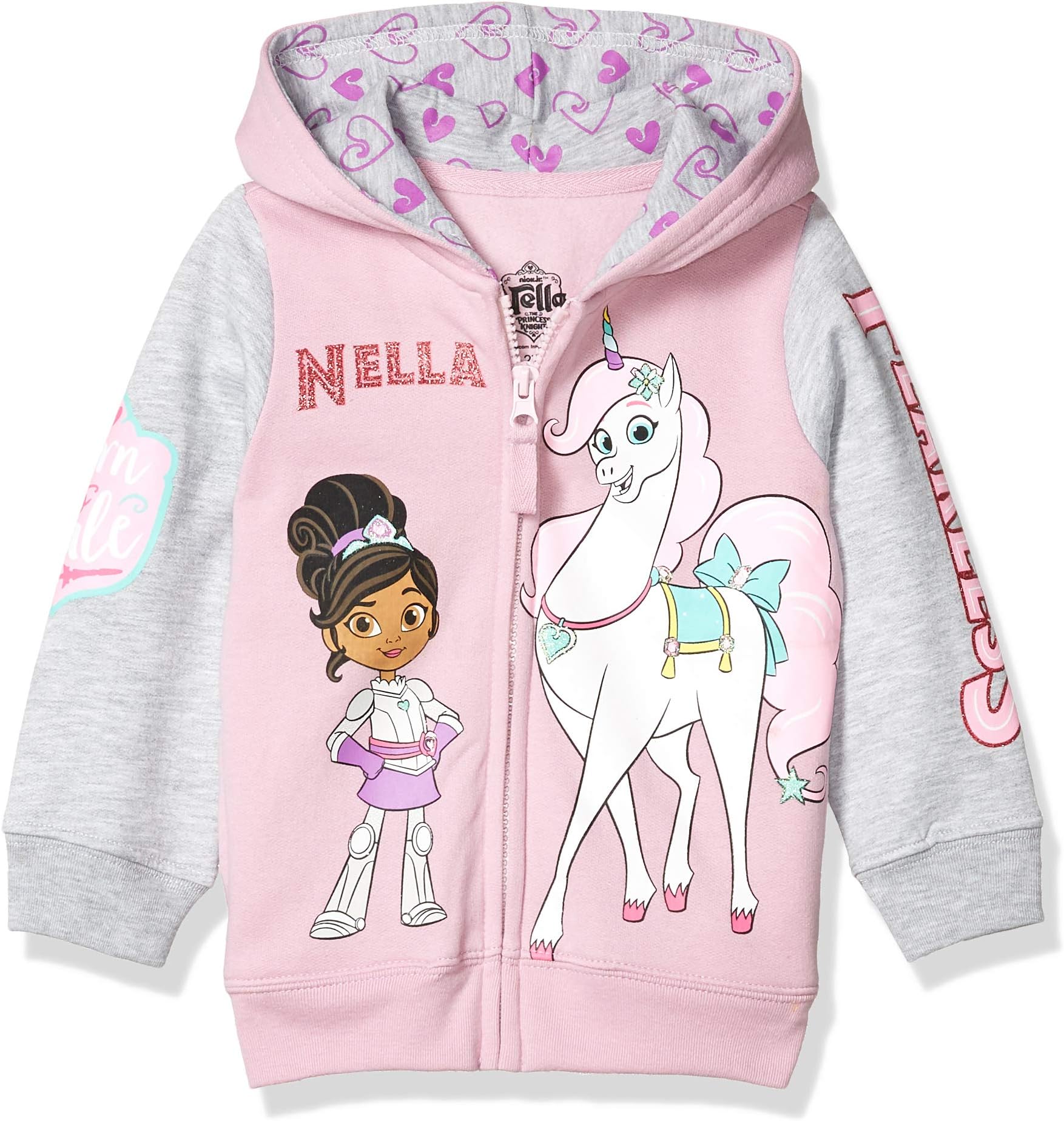 Baby Girls Nella the Princess Knight Hoodie Hooded Sweatshirt