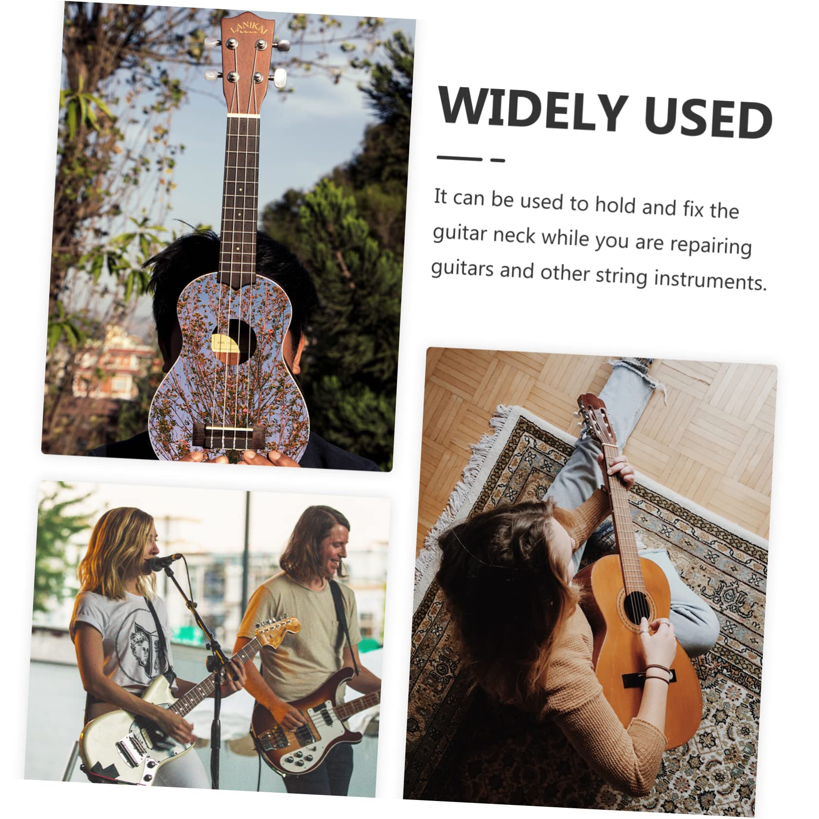 Levemolo Guitar Neck Rest String Instrument Support Rack Guitar Neck Rest Comfortable U-curved Design