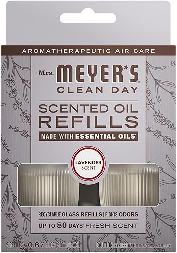 Miniatura 9 de MRS. MEYER'S Clean Day - Difusor de aceite perfumado premium, ambientador de pared enchufable, dispositivo de aroma aromatéutico para el hogar