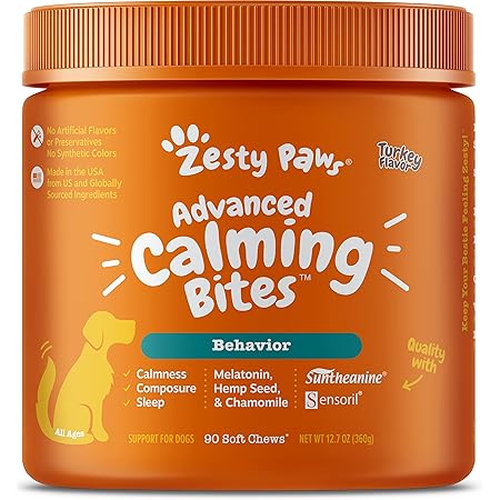 zesty paws calming bites overdose