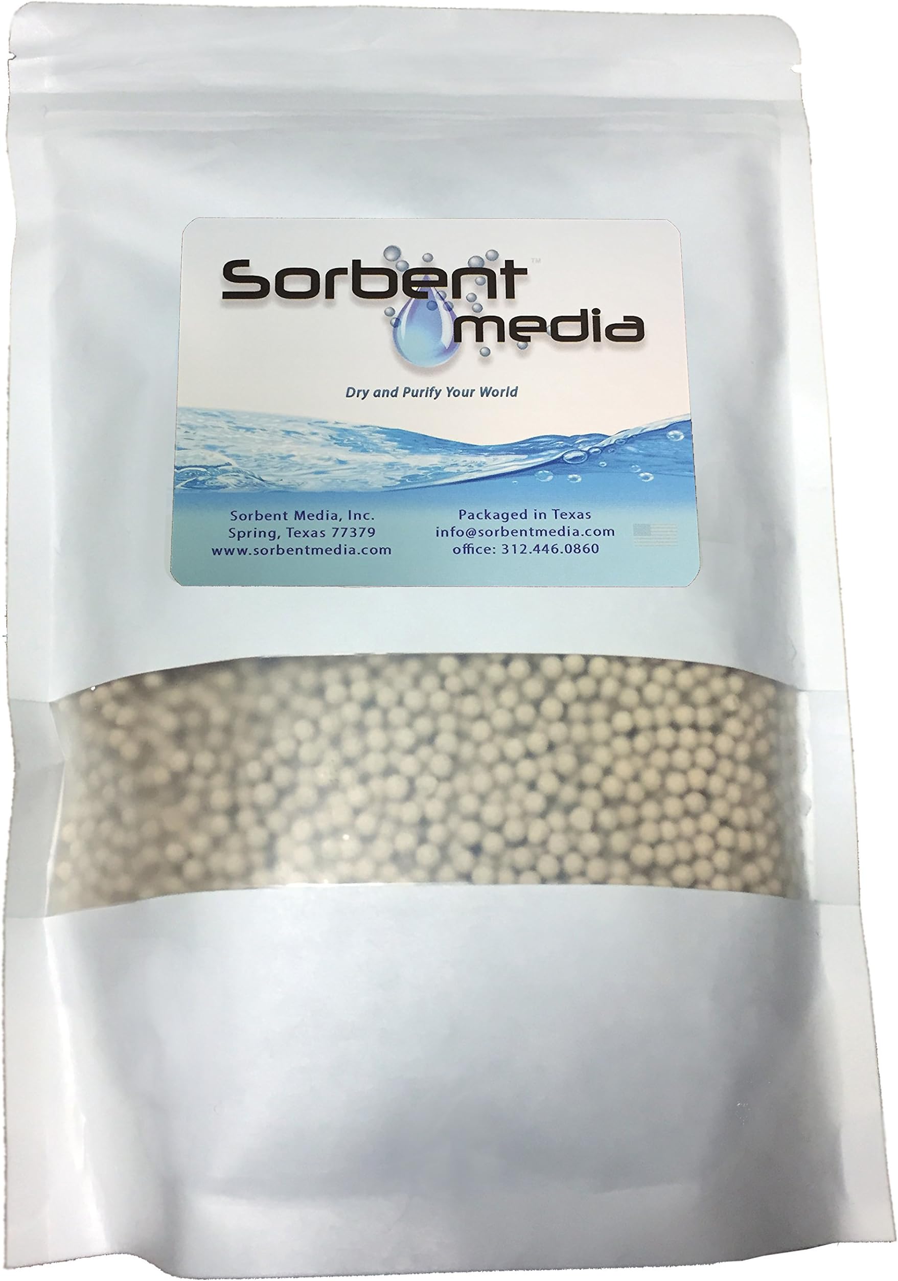 3A Molecular Sieve, 4X8 Mesh, 1 Pound (Actual 1lb 2oz) Standard Zeolite for Removing and Separating Water, Lab Grade Quality Allows Use in Many Applications, High Adsorption Capacity and Durable, 1lb