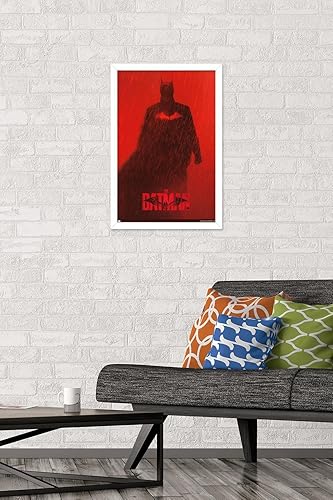 Miniatura 76 de Trends International DC Comics Movie The Batman - Póster de una hoja de Batman Teaser, 22.375 x 34 pulgadas, versión enmarcada en negro Versión