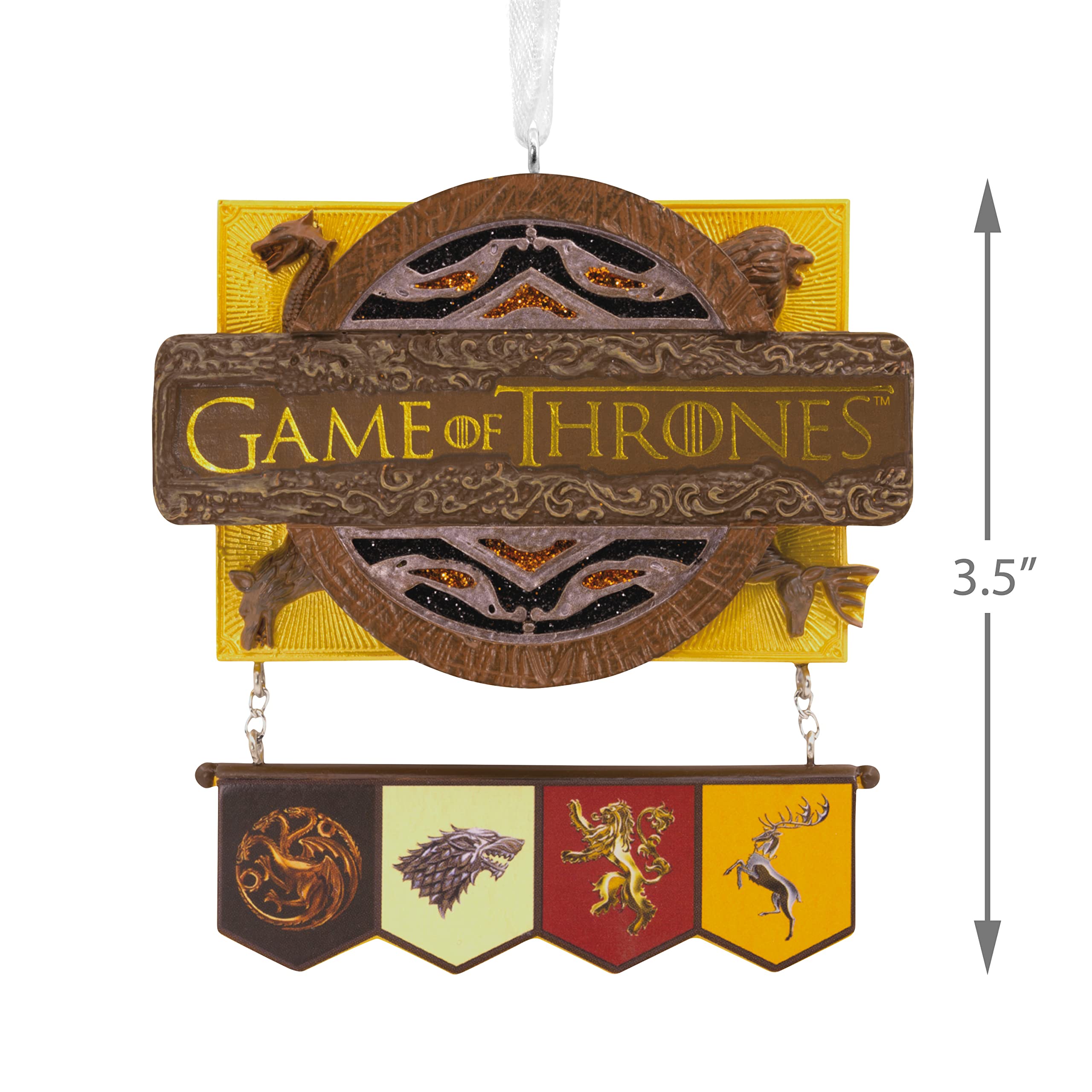 Game Of Thrones Set 2 Portauovo In Ceramica - Stemmi Case Stark, Lannister, Targaryen E Baratheon - Regalo Per Fan