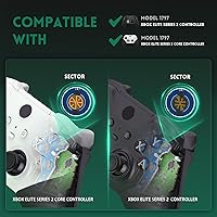 Vista 7 de eXtremeRate Whole Clicky Kit for Xbox Elite Series 2 Controller Shoulder ABXY Buttons, Ergonomic Tactile Switches LT RT A B X Y Mouse Click Kit for