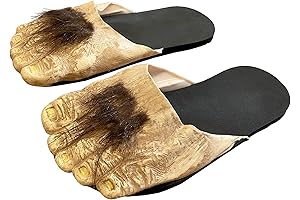 Gigantic, Hairy Feet Slippers: Transform into a Monstrous Creature