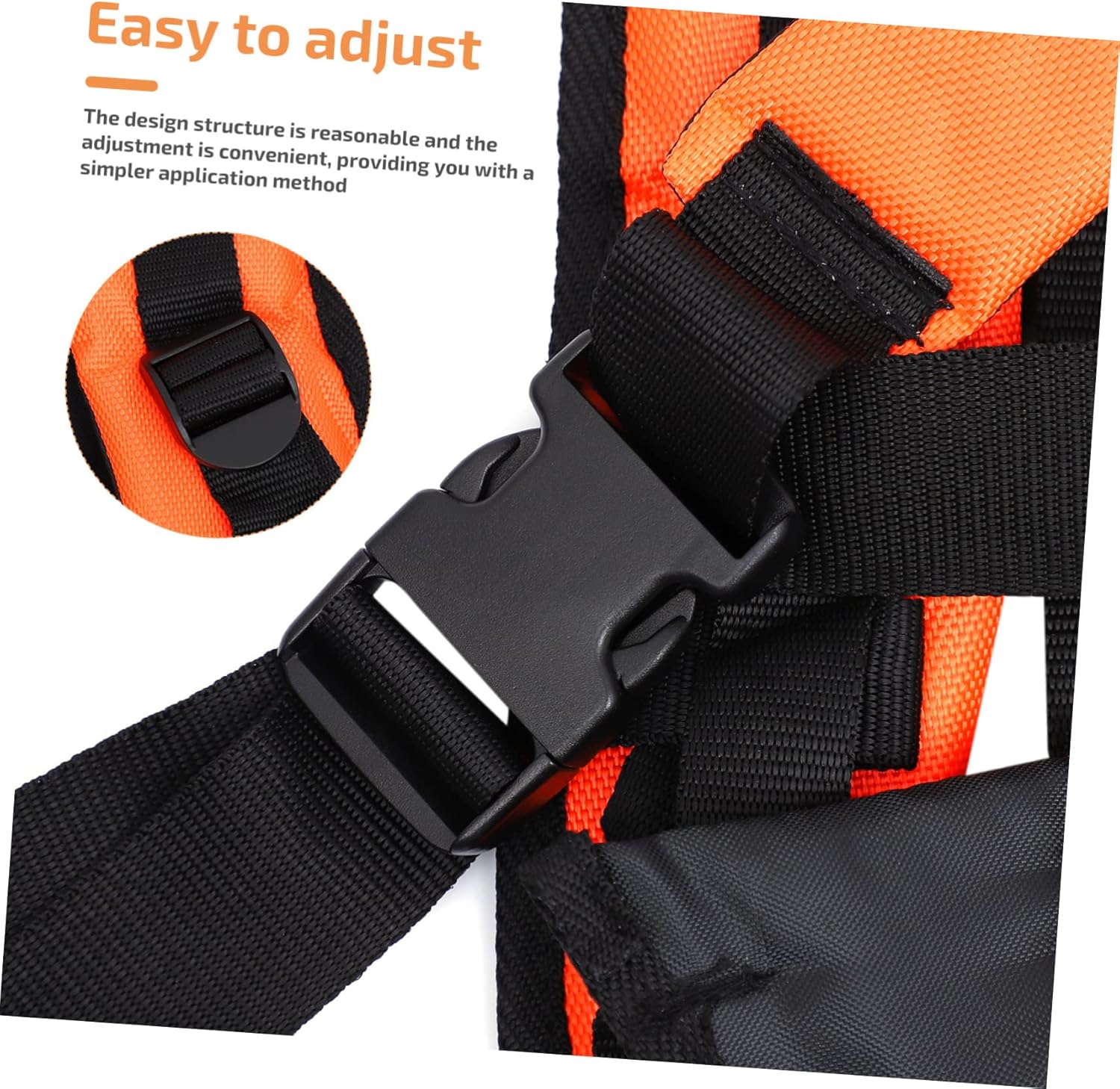 Padded Grass Trimmer Shoulder Strap 2pcs Comfortable Double Shoulder Harness for Brush Cutters Sturdy Lawn Mower Accessory Adjustable Design
