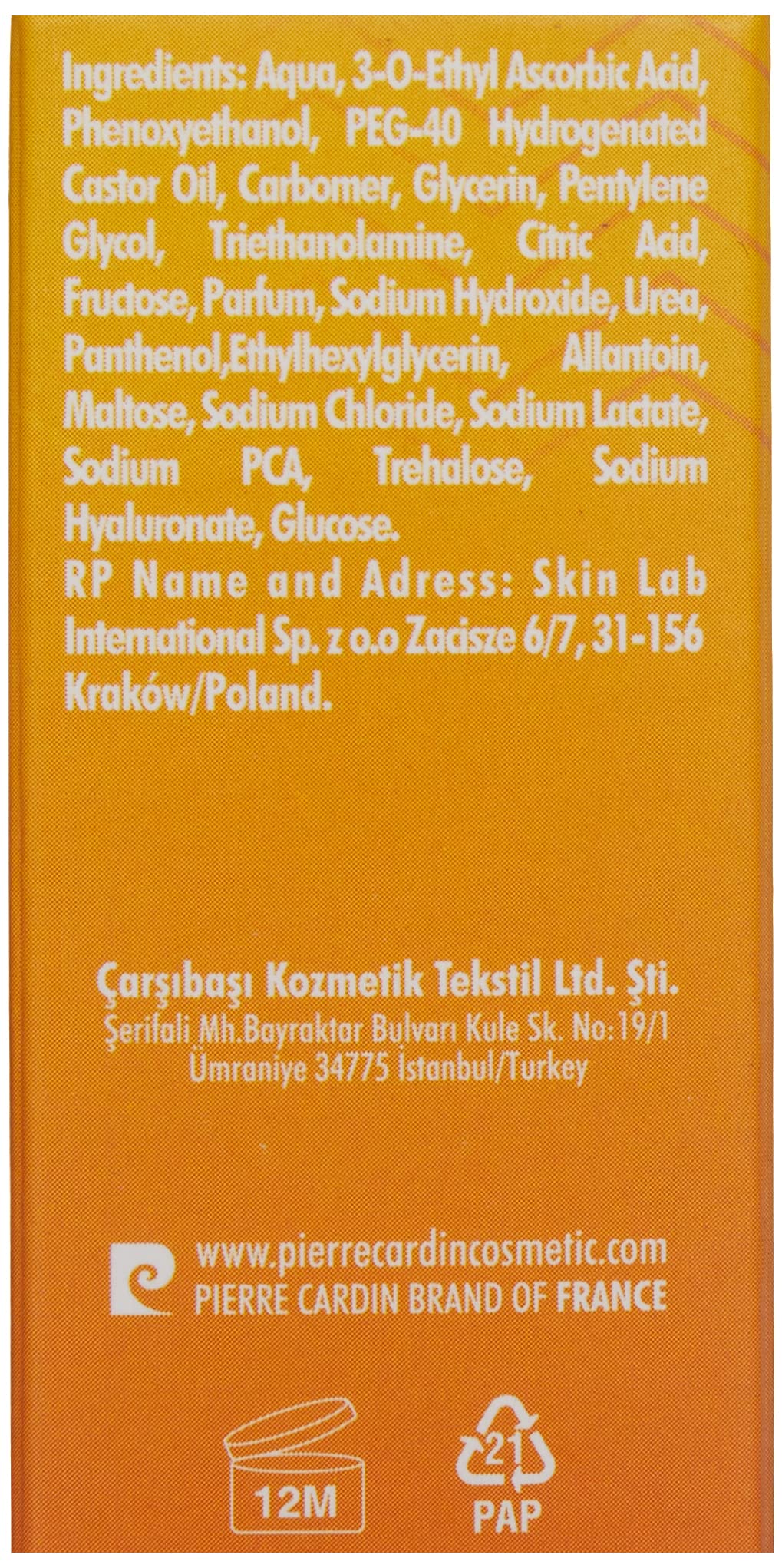 Pierre Cardin Vitamin C Cilt Bakım Serumu (30 ml)