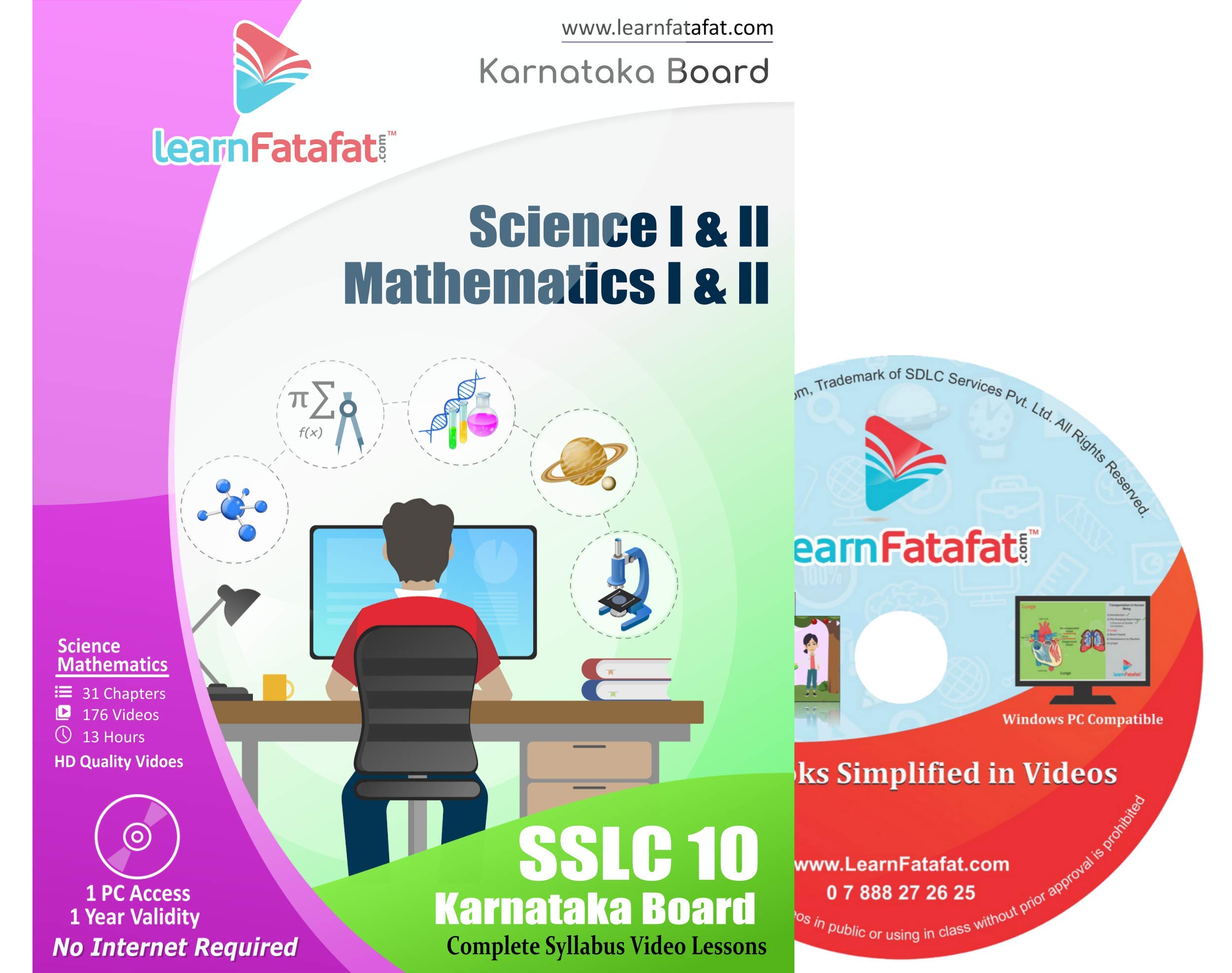 Karnataka SSLC Class 10 Science and Mathematics Educational Video Course (B07MVX98PP) Amazon Price History, Amazon Price Tracker