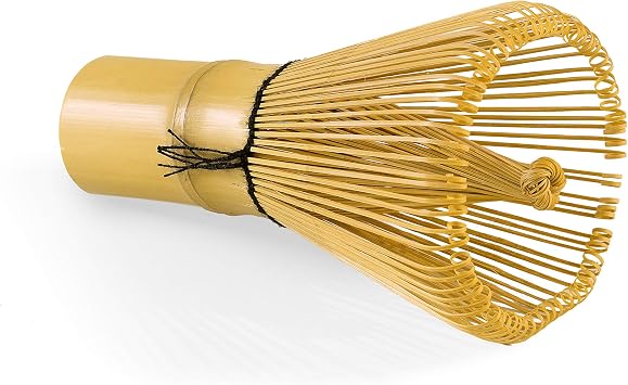 Heapwell Superfoods Matcha Bamboo Whisk - 100 Prongs | Authentic Japanese Accessory for Traditional Matcha Tea Preparation | Durable & Sustainable Wood | Smooth Green Tea Powder Hand Mixer & Frother