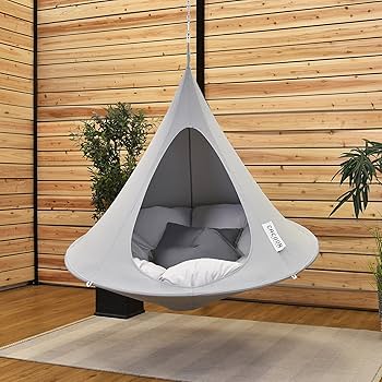 Amazon.com : Single Cacoon Hanging Chair – Cozy Indoor/Outdoor