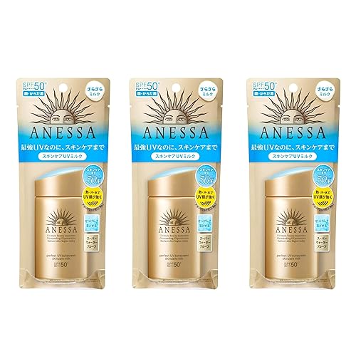 Miniatura 2 de ANESSA Protector solar UV perfecto para el cuidado de la piel leche A SPF50+ PA++++ 2.0 fl oz (juego de 3 piezas)