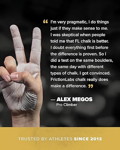 Vista 11 de Friction Labs Tiza de escalada suelta de alta calidad – Tiza de mano de alto rendimiento con agarre superior para bouldering, escalada
