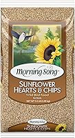 Morning Song No Mess Sunflower Hearts & Chips Wild Bird Food - Shell-Free Seeds for Feeders, 5.5 lb Bag