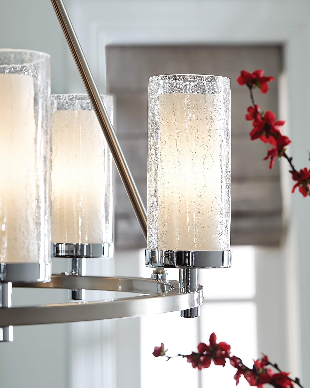 Feiss Lighting-Jonah-Chandelier 6 Light Steel in Period Uptown Style-25.38 Inch Wide by 26.38 Inch High