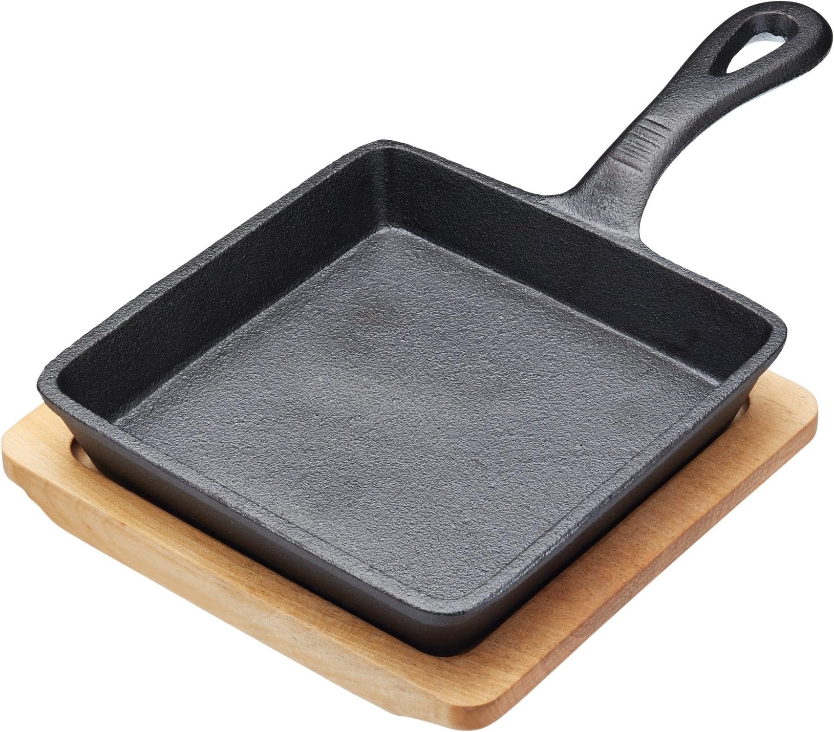 – Artesa KITCHENCRAFT Cast Iron Mini Frying Pan, 15x24.4x2cm, Gift Boxed, Black/Beige, ARTFRY23, Large (14.5-15 cm)