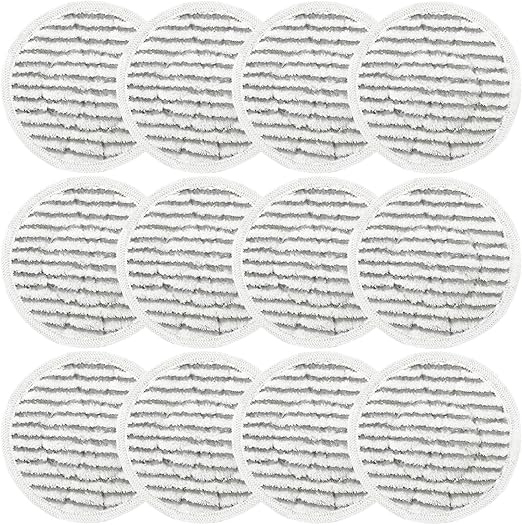 12 Pack S7001 Pads Replacement Steam Mop Pads for Shark S7001 S8201 S7000AMZ S8001 S7000 S7001TGT S7005 S7020 Series Steam Mop Pads,Steam & Scrub All-in-One Scrubbing Mop Pads,Compare Part #:XKITP7000