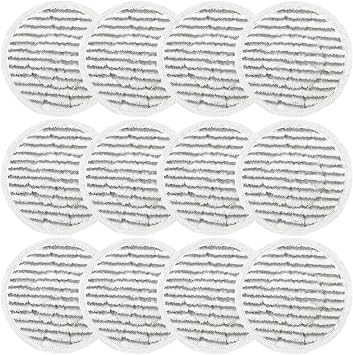 12 Pack Replacement Steam Mop Pads for Shark S8201 S7001 S8001 S7201 S7000AMZ S7000 S7005 S7020 S7001C Steam Mop, Steam & Scrub All-in-One Scrubbing and Sanitizing, Dirt Grip Scrub Washable Pad