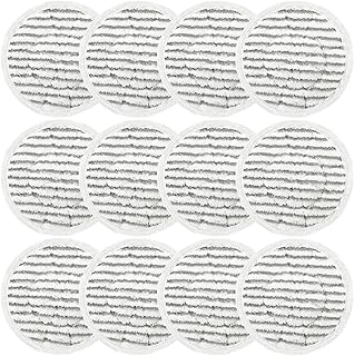 Bvhonwe Für Shark S7001 S7000AMZ S7000 S7001TGT Series Steam Mop Ersatz-Dampfreiniger-Pads, Mikrofaser, Grau/Weiß, 12 Pack