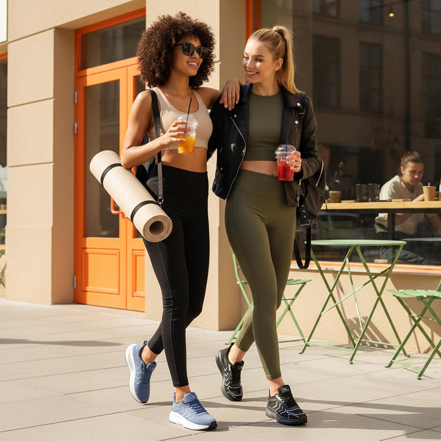 HARENCE Womens Sneakers Tennis Shoes: Comfortable Breathable Non Slip Casual Athletic Walking Shoes for Gym Workout - Image 2