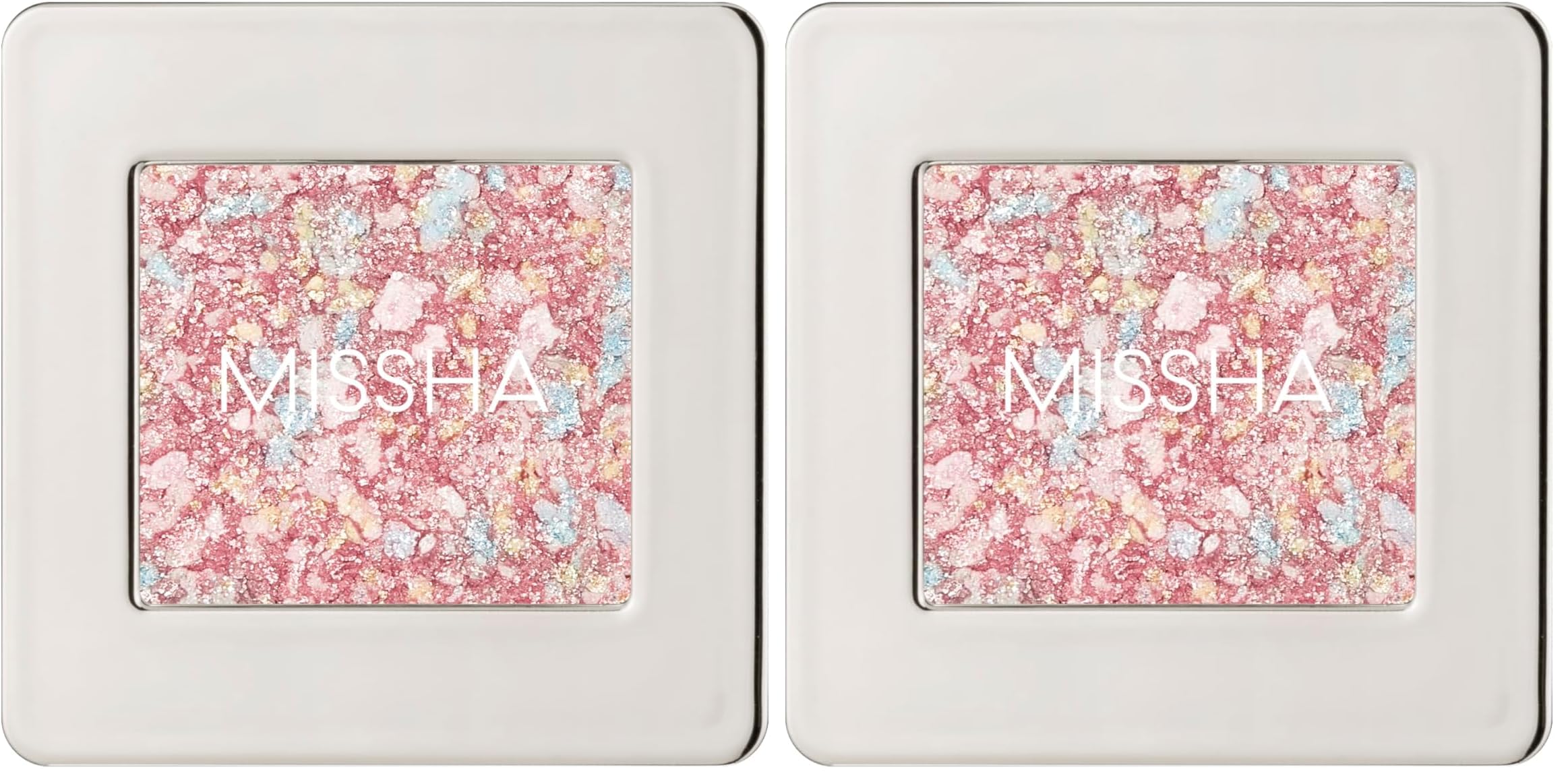 MISSHA Topaklanmayan, El Yapımı Glitter Far Modern Shadow Glitter Prism (NO.7 BLOSSOM PRİSM) (2 paketi)