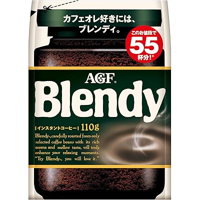 AGF ブレンディ 袋 110g 【 インスタントコーヒー 】【 水に溶けるコーヒー 】【 カフェオレ 好きに 】【 詰め替え 】