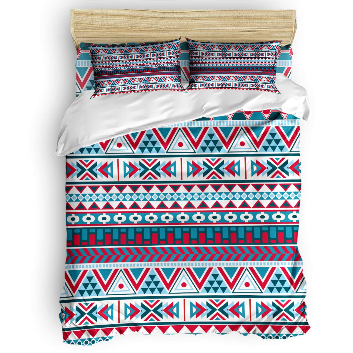 Amazon｜ネイティブアメリカンのインスパイアされた寝具4点セット