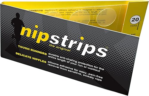 NipStrips La mejor solución de rozaduras para pezones para corredores de larga distancia adhesivos transparentes que son discretos y sin dolor NipStrips La mejor solución de rozaduras para pezones para corredores de larga distancia adhesivos transparentes que son discretos y sin dolor