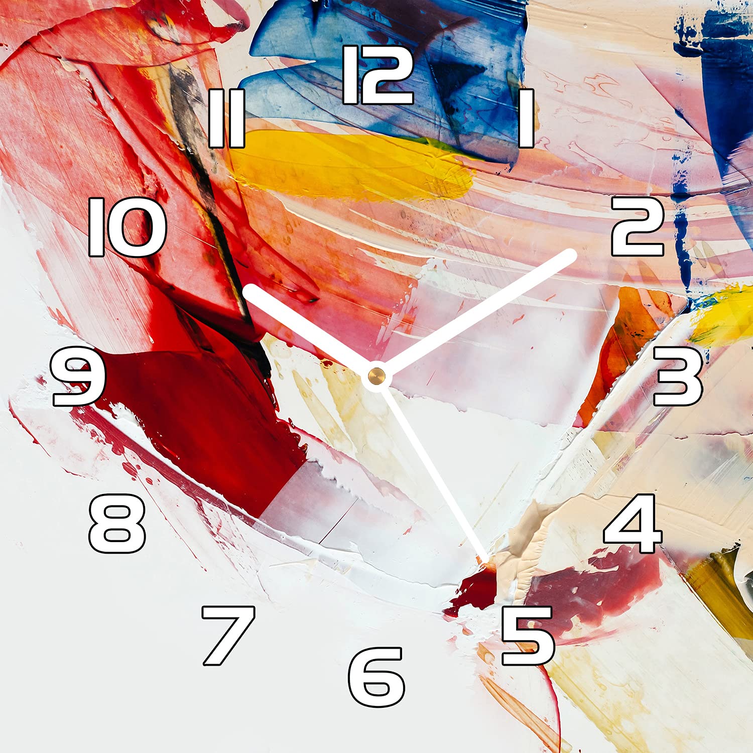 Horloge en verre cuisine et salon moderne 30x30 cm pour sublimer votre décoration intérieure