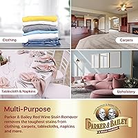 Vista 7 de Parker & Bailey Removedor de manchas de vino tinto, eliminación instantánea de manchas, removedor de manchas sin olor de acción rápida