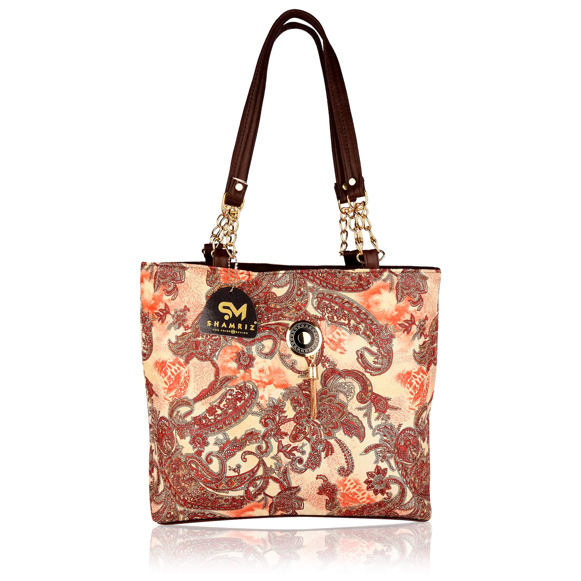 SHAMRIZ Stylish Large Tote Bag for Women – Versatile Shoulder Handbag with Spacious Interior (Tan) (B08JMF199B) Amazon Price History, Amazon Price Tracker