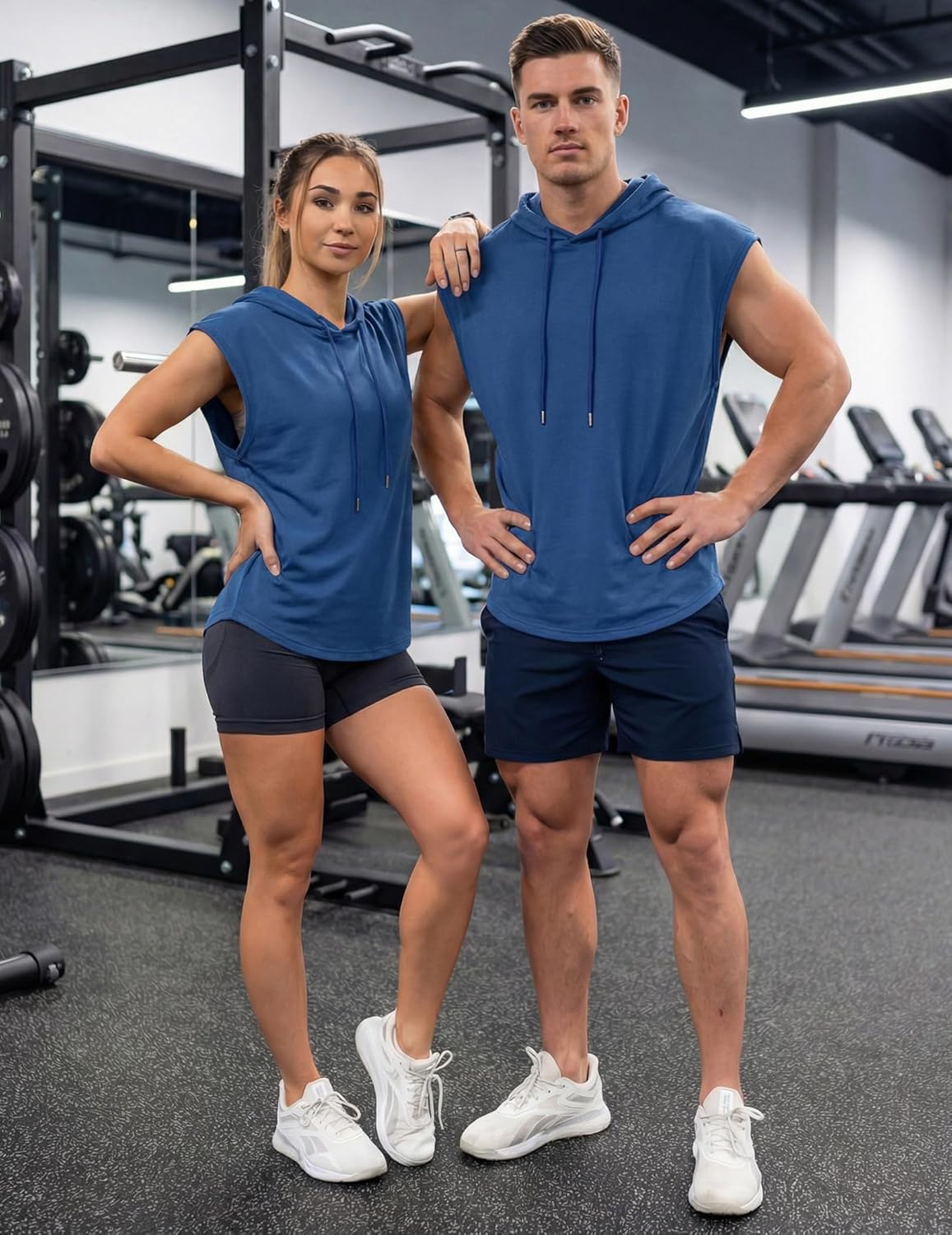 JMIERR Men's Drawstring Hooded Shirts - Casual Loose Fit Cotton Hoodies Tee Shirt for Daily Wear - Image 3