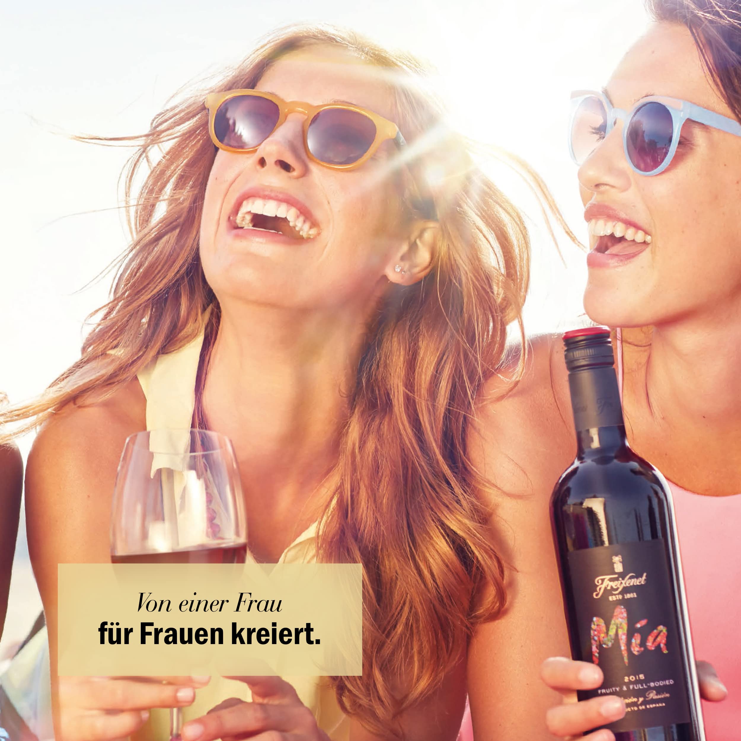 Freixenet Mia Tinto Spanischer Rotwein (9x1,0l) Set - 1,0 Liter Sonder-Edition - Wein, halbtrocken, geschmeidig und ausbalanciert, vollmundig fruchtig, zu spanischen Tapas und mediterranen Gerichten