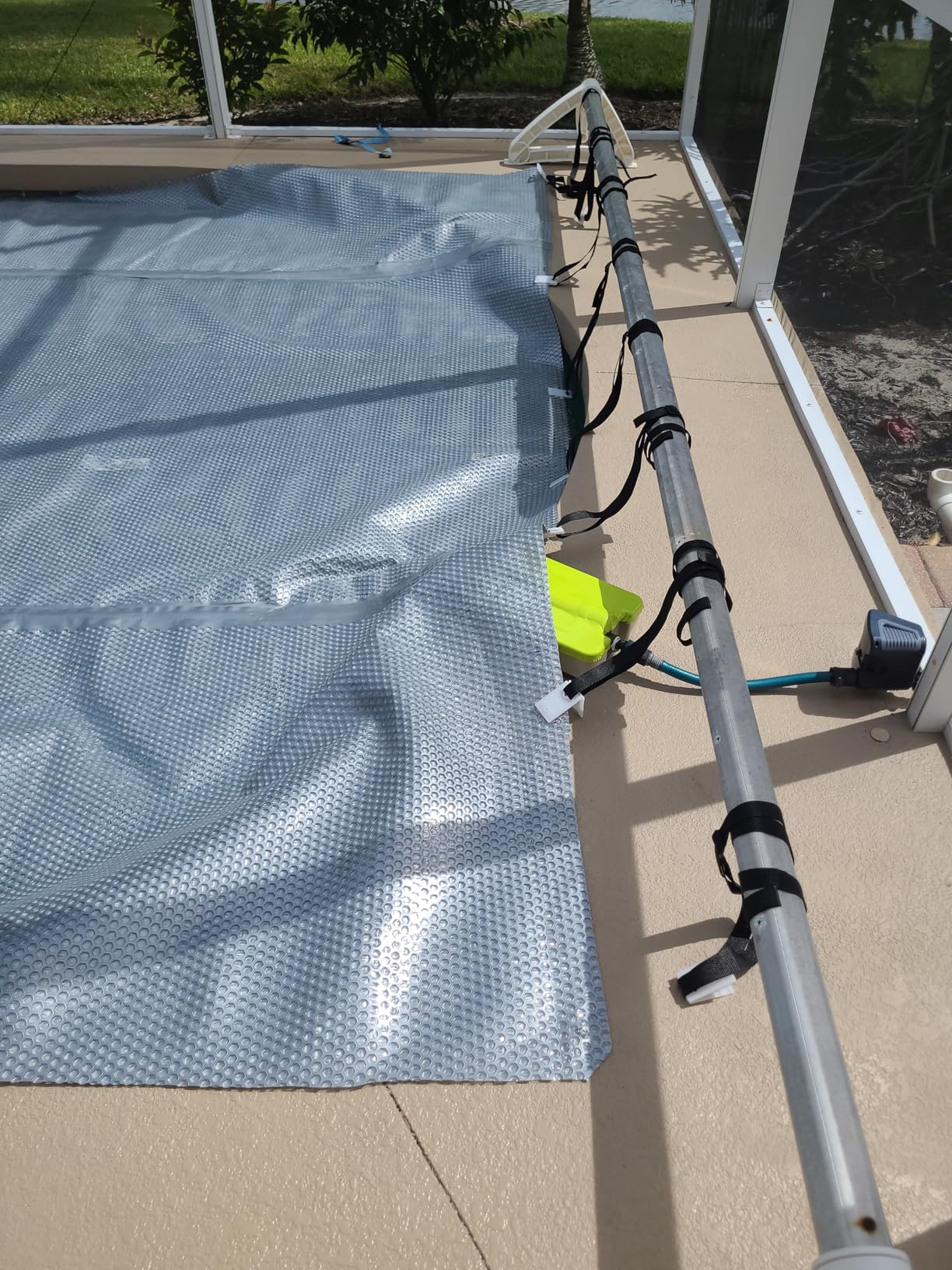 Gekufa Pool Cover Straps, Solar Cover Reel Strap kit for