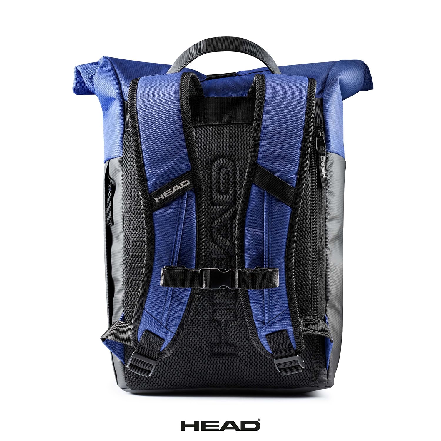 HEAD Plecak szkolny Uniwersytetu Pracy, Kobiety Mężczyźni Wodoodporny Poliester, Nadaje się jako plecak turystyczny i turystyczny 18 l, ergonomiczny zwijany 43 x 26 x 15, wyściełany plecak na laptopa,