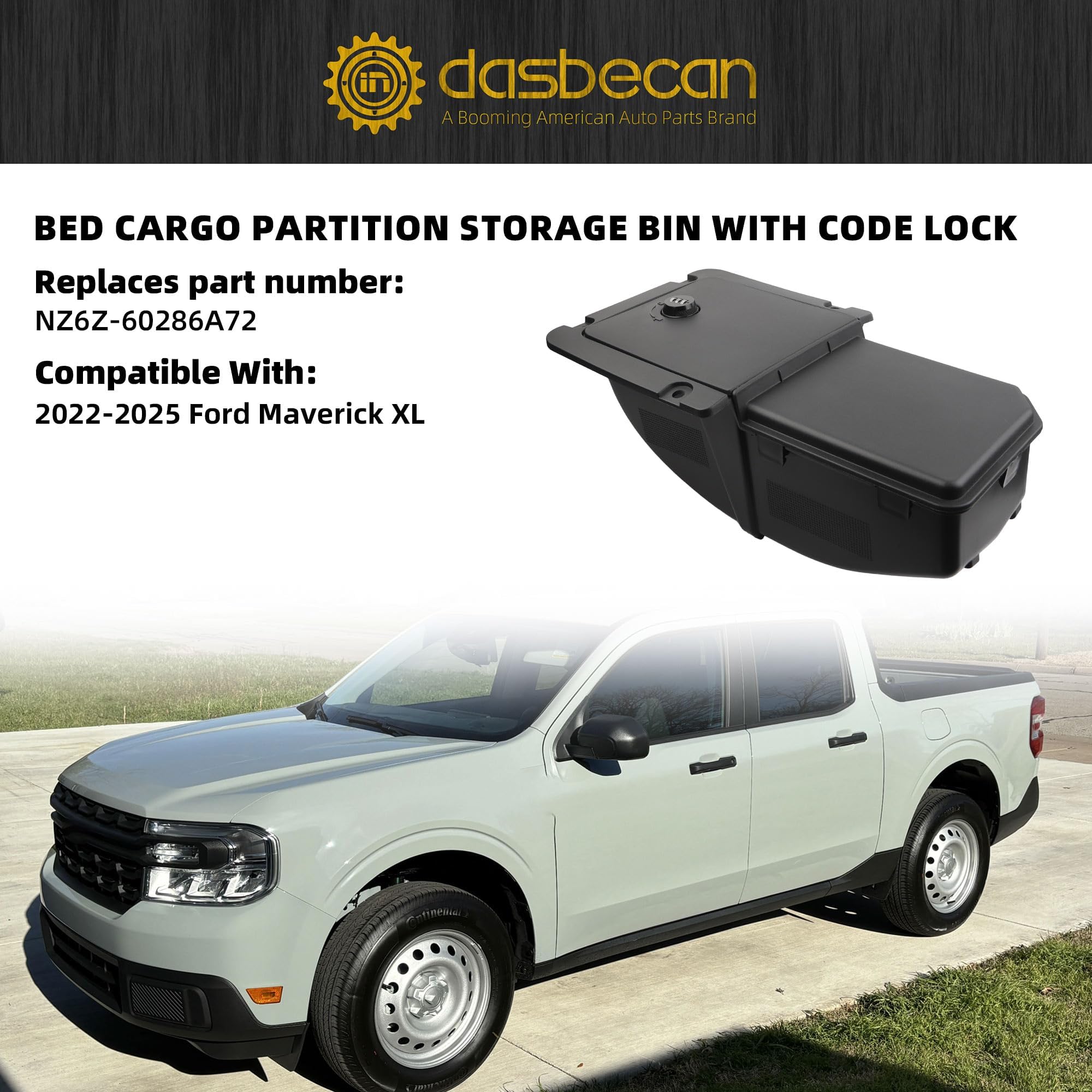 Amazon.com: Dasbecan Bed Cargo Partition Storage Bin Compatible