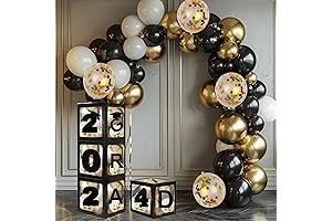 Uptotop 2024 Balloons Boxes Grad Arch