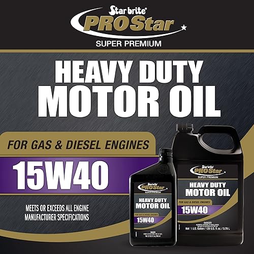 Miniatura 3 de STAR BRITE Aceite de motor Pro Star Super Premium SAE 15W-40  Alto rendimiento, protección de motor resistente  Cumple con API CI, CJ-4 y más  32