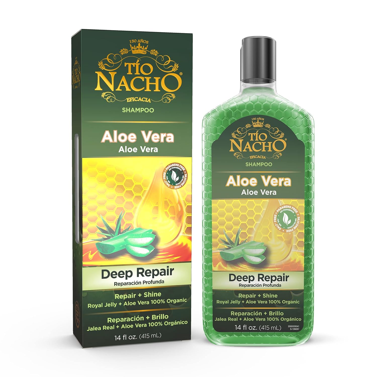 Buy Tio Nacho Aloe Vera Deep Repair Shampoo 14 Ounce Online In Indonesia B08jsh5fkj