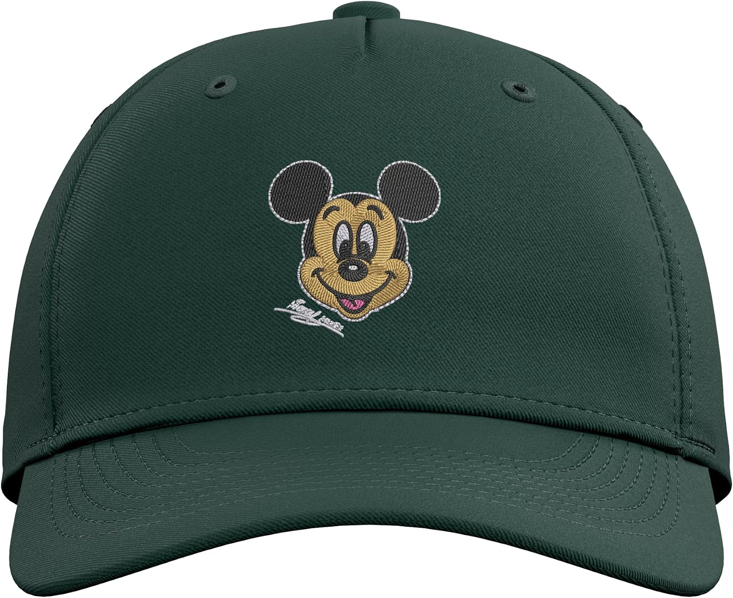 Disney Mickey Mouse Big Face Forward Character Trip Matching Adjustable Baseball Hat image 2