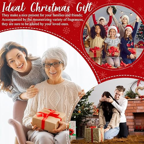 Miniatura 3 de Juego de 24 piezas de crema de manos de Navidad para manos secas y agrietadas, crema hidratante de manteca de karité, loción de manos, loción de