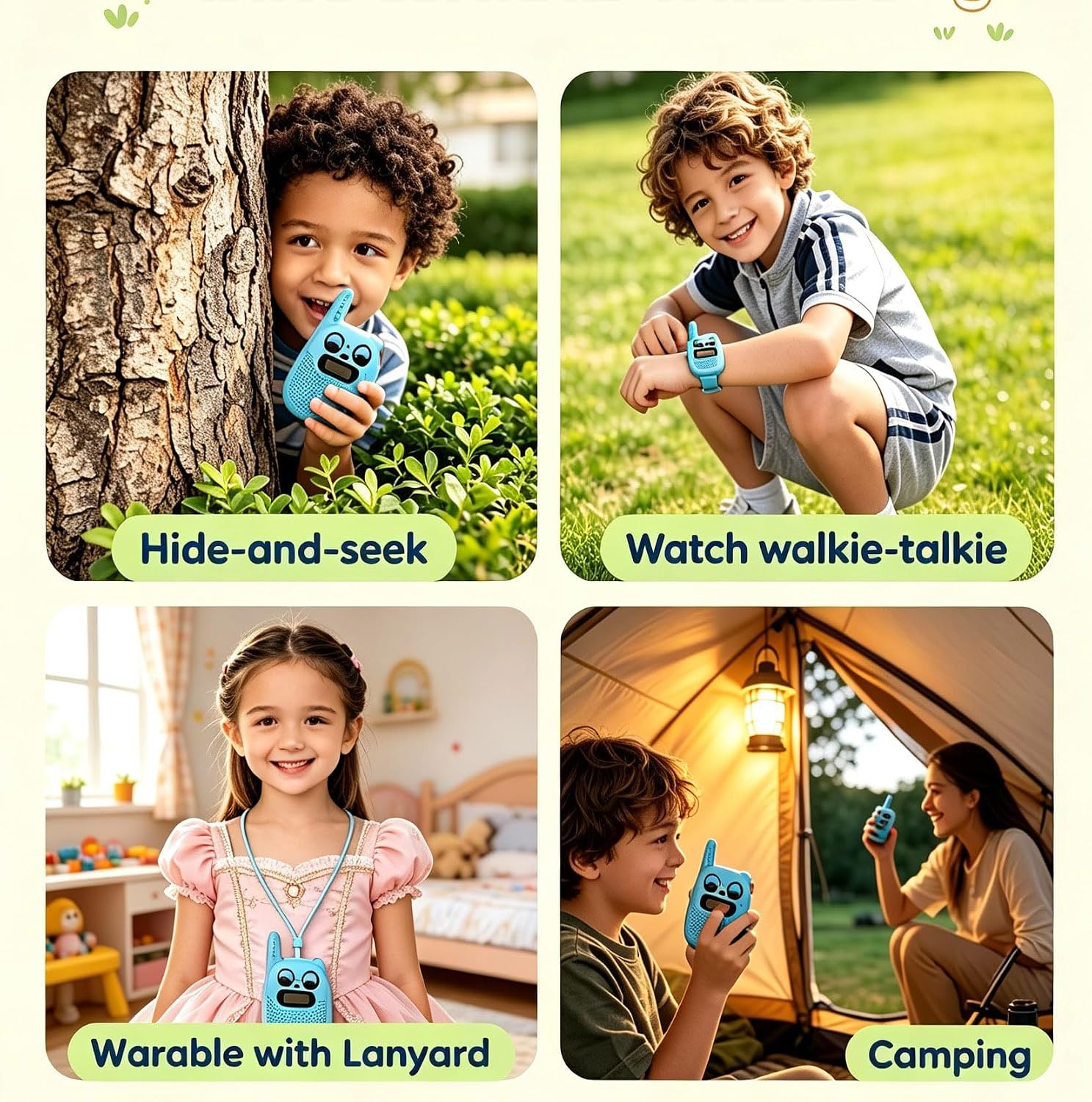 Qniglo Walkie Talkies Kids Ages 12