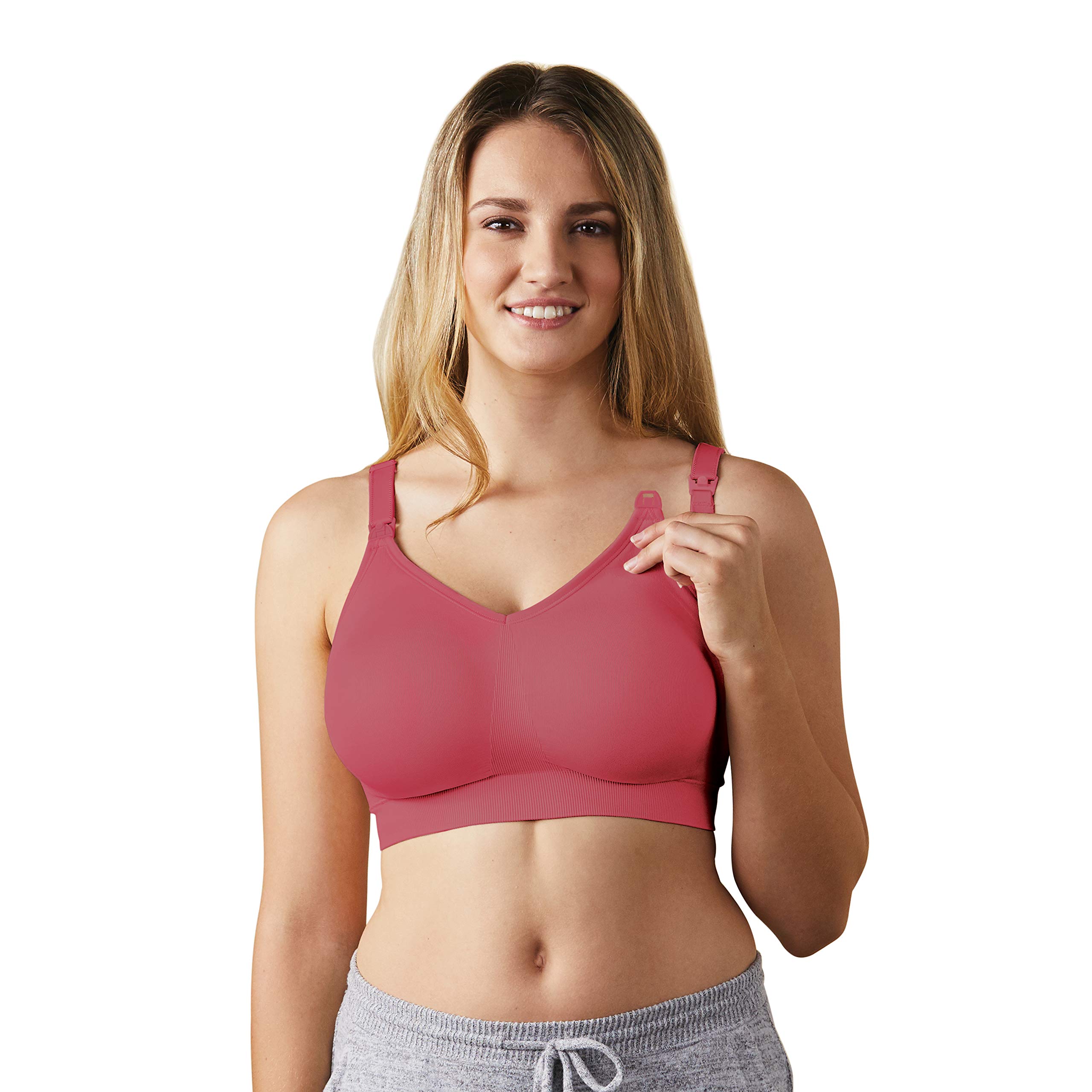 Bravado Designs Women's Lipstick Bravado! Body Silk Seamless Nursing Bra 1401 (S, )