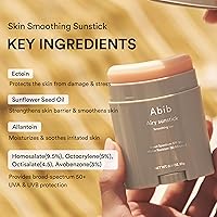 Vista 3 de Abib Barra de protección Airy Sunstick de amplio espectro SPF50+ 0.81 oz / 23 g (semimate) Protector solar coreano en barra de protección solar