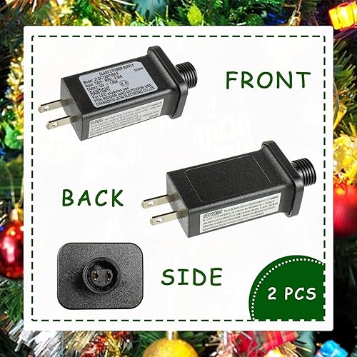 Miniatura 36 de 4.5V 2.7W LED Transformador Reemplazo Clase 2 Fuente de alimentación para Navidad Cadena de luces inflables Decoraciones LED Controlador LED IP44