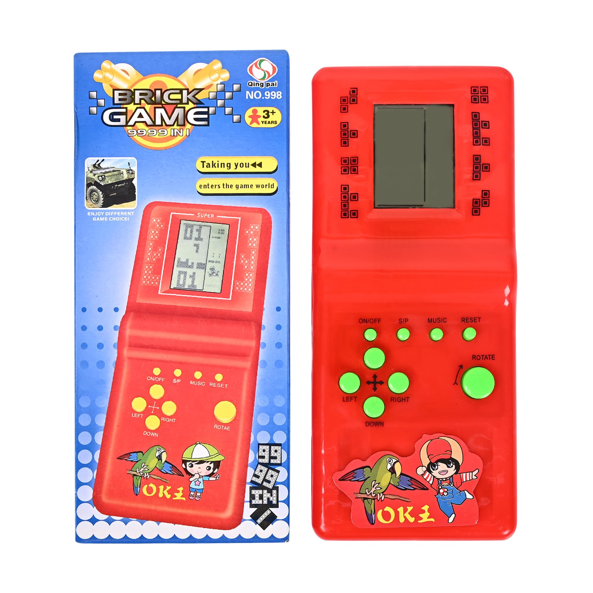 DISILA Traders Hand-Held Brick Game for Kids| Hand-Held Video Game / Brick Game with 9999 for Kids. (Random Color – Pack of 1) (B0B5B18R4L) Amazon Price History, Amazon Price Tracker