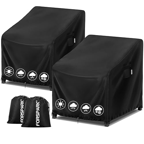 FORSPARK Patio Chair Cover – Waterproof UV-Resistant Outdoor Furniture Cover