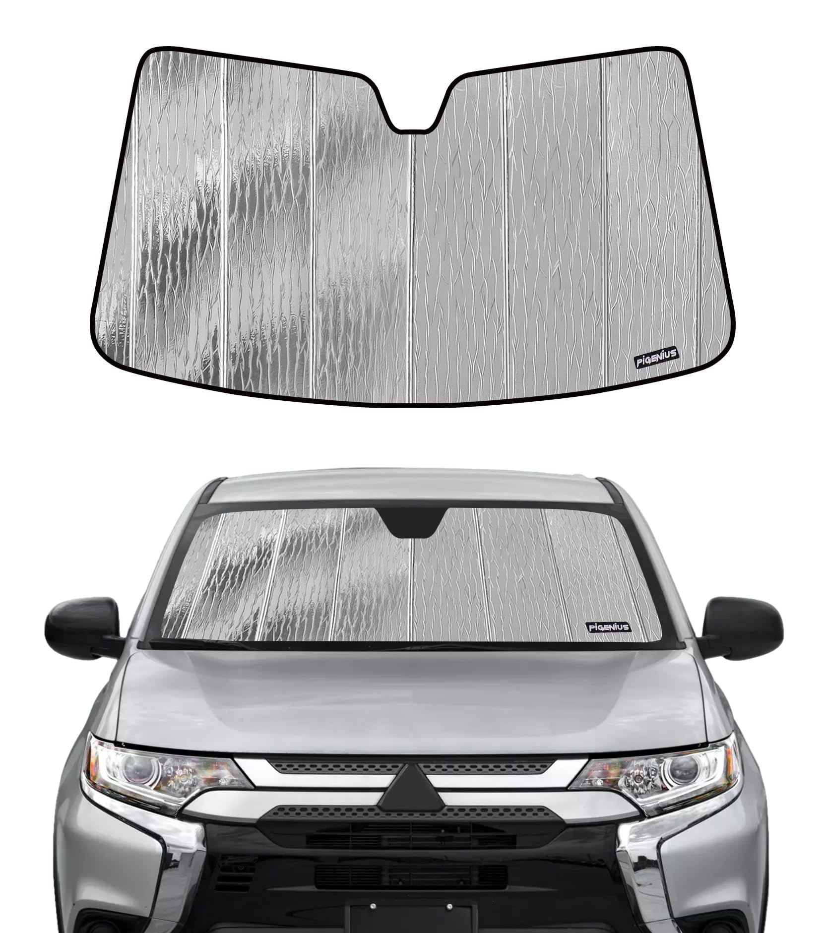 Amazon.com: Pigenius Windshield Sun Shade for Mitsubishi
